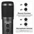 Microfone USB para jogos de computador, microfone condensado com eco e monitoram