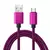 Cabo usb tipo c de nylon trançado, 1m 2m 3m, cabo usb c, sincronização de dad - VB STORES