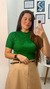 Blusa Tricô manga curta - comprar online