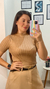 Blusa Tricô manga curta