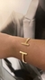 Bracelete liso abertura central