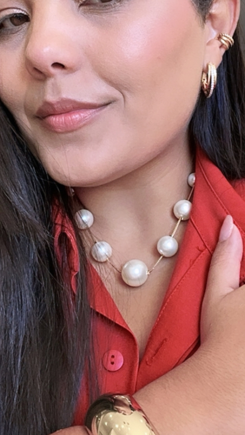 Colar Pérolas Bold - comprar online