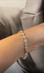 Pulseira trevos cravejados