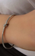 Bracelete nozinho liso - AnaJuh Pratas e Semijoias