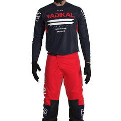 conjunto motocross Radikal Flux rojo azul en internet