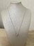 COLAR PRATA 925 CORAÇAO CRISTAL MICRO ZIRCONIAS