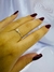 ANEL PRATA 925 SOLITARIO ZIRCONIA CRISTAL 6 GARRINHAS