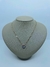COLAR CHOCKER ELOS CORAÇÕES PEQUENOS VAZADOS PINGENTE CENTRAL CORAÇÃO CRISTAL ZIRCÕNIA - comprar online