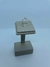 ANEL PRATA 925 SOLITARIO 4 GARRINHAS ZIRCONIA CRISTAL ARO IRREGULAR - comprar online