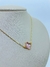 CHOCKER ELO CARTIER PINGENTE CENTRAL ROSA INSPIRAÇAO VAN CLEEF - comprar online