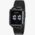 RELOGIO MONDAINE DIGITAL CAIXA RETANGULAR PULSEIRA ESTEIRINHA PRETO