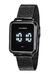 RELOGIO MONDAINE DIGITAL CAIXA RETANGULAR PULSEIRA ESTEIRINHA PRETO - loja online