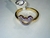 ANEL MICKEY COM DETALHE EM OURO BRANCO E ZIRCONIA