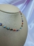 CHOCKER OLHO GREGO COLORS 35CM + EXTENSOR na internet