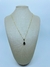 COLAR ELO CARTIER PINGENTE GOTA ZIRCONIA PRETA MOLDURADA - comprar online
