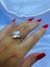 ANEL PRATA 925 INSPIRAÇAO VAN CLEEF PEROLADO COM ZIRCONIAS CRISTAIS - comprar online