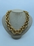 COLAR MAX LUXO ELOS GROUMET VARIOS ENTRELAÇADOS DOURADO - comprar online
