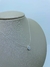 COLAR PRATA 925 FIO INVISIVEL PONTO DE LUZ CRISTAL GOTA 10MM - comprar online