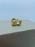 BRINCO ARGOLA CLICK CORRENTARIA CENTRO E MICROZIRCONIAS INSPIRAÇÃO DOURADO