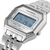 RELOGIO MONDAINE PRATA CAIXA RETANGULAR FUNDO PRATA DIGITAL WATER RESET ALARM CHRONO - comprar online