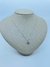 Imagem do COLAR PRATA 925 TREVO INSPIRAÇAO VAN CLEEF DUPLO MADREPEROLA E ZIRCONIA ROSA