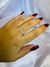 ANEL PRATA 925 MEIA ALIANÇA CRAVEJADA ZIRCONIA CRISTAL