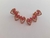 BRINCO EAR HOOK ZIRCONIAS CRISTAL E ROSA