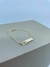PULSEIRA INFANTIL ELO PLAQUINHA CORAÇAO VAZADO