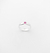 Anel solitario com zirconia rosa - tam 19 na internet