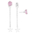 Brinco Pendant Star Rosa