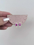 Brinco Bicolor Cravejado Pink - comprar online