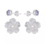 Brinco Madrepérola Flor Lavanda - comprar online