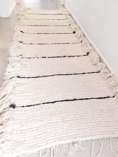 Alfombra 60x200cm | Rayas negras