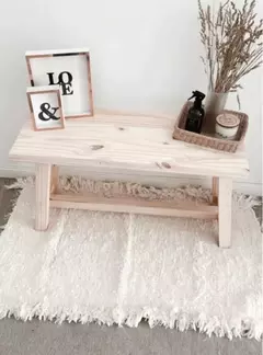 Alfombra Blanca Tejida 60x110cm