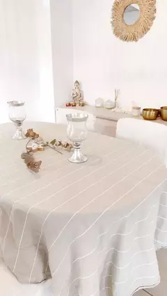 Mantel Cementro Rayas 2,5 mts - comprar online