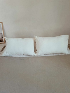 Almohadón Tussor - Blanco 50x70cm - comprar online
