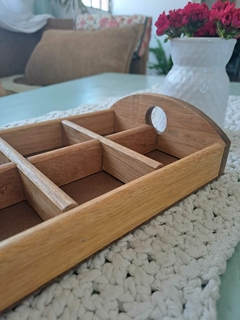 Especiero de madera 6 divisiones