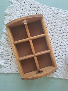 Especiero de madera 6 divisiones - comprar online