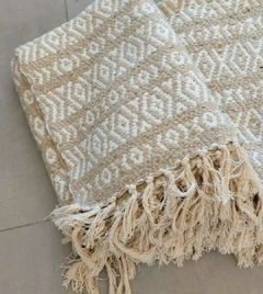 Alfombra Telar Lana Rombos - comprar online