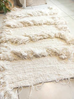 Alfombra Tejida c Flecos Laterales - 60x110 cm en internet