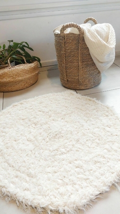 Alfombra Telar redonda - 60cm - Casa Petra Deco