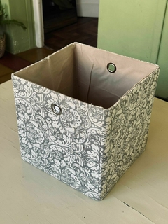 Canasto Organizador Plegable Gris en internet