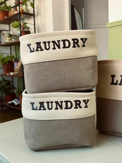 Canastos Organizadores Tela - Laundry - comprar online