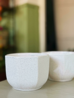Duna Maceta - Blanco Jaspeado - comprar online