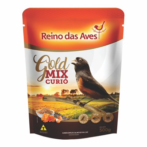Curio Gold Mix 500g - Reino Das Aves
