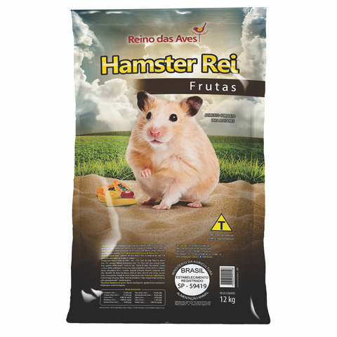 Hamster Rei 12kg - Reino Das Aves