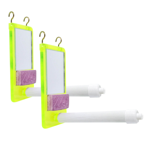 Kit 2un Brinquedo Bica Bica C/ Pedra de Calcio e Espelho