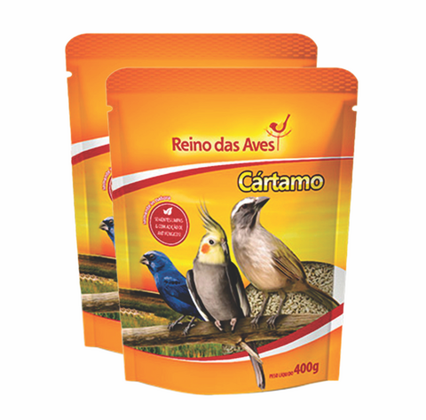 Kit 2un Cartamo 400g - Reino Das Aves