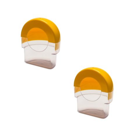 Kit 2un Comedouro Meia Lua 40ml - Injetfour