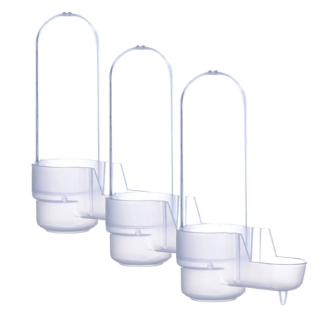Kit 3un Bebedouro Baby Cristl M.Larga 55ml s/presilia k-54